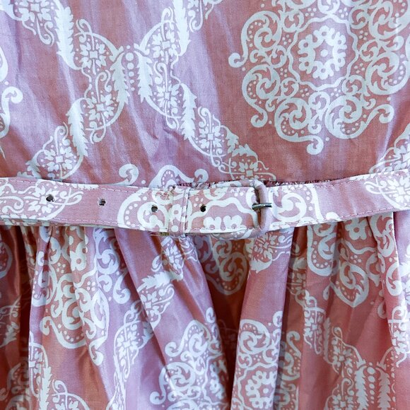 VINTAGE 1950s Deadstock Never Worn Everglaze 100% Cotton Day Dress - Picture 6 of 9